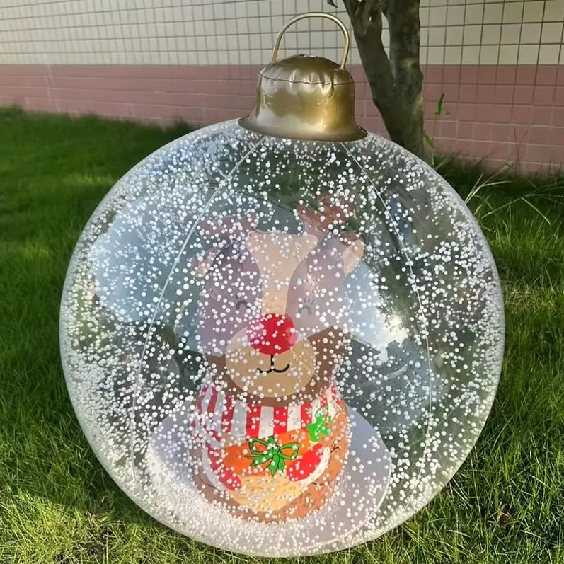 Glowing Christmas Ball, Outdoor Decoration With LED Lights