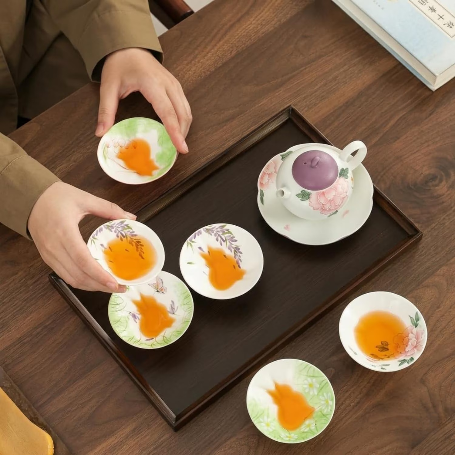 Handcrafted Hidden Surprise Ceramic Teacup