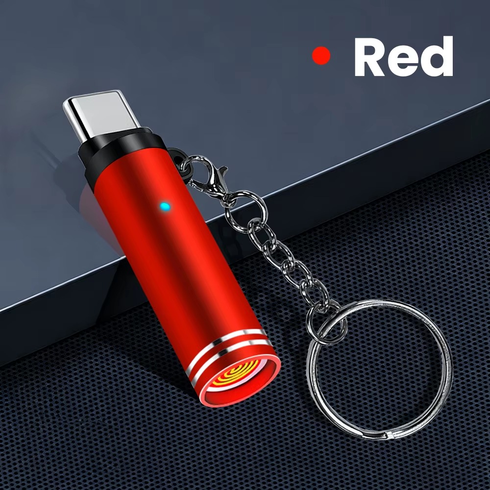 Type-C Mini Portable Air Blast Cigarette Lighter – Windproof, Explosion-Proof Outdoor Safety Lighter