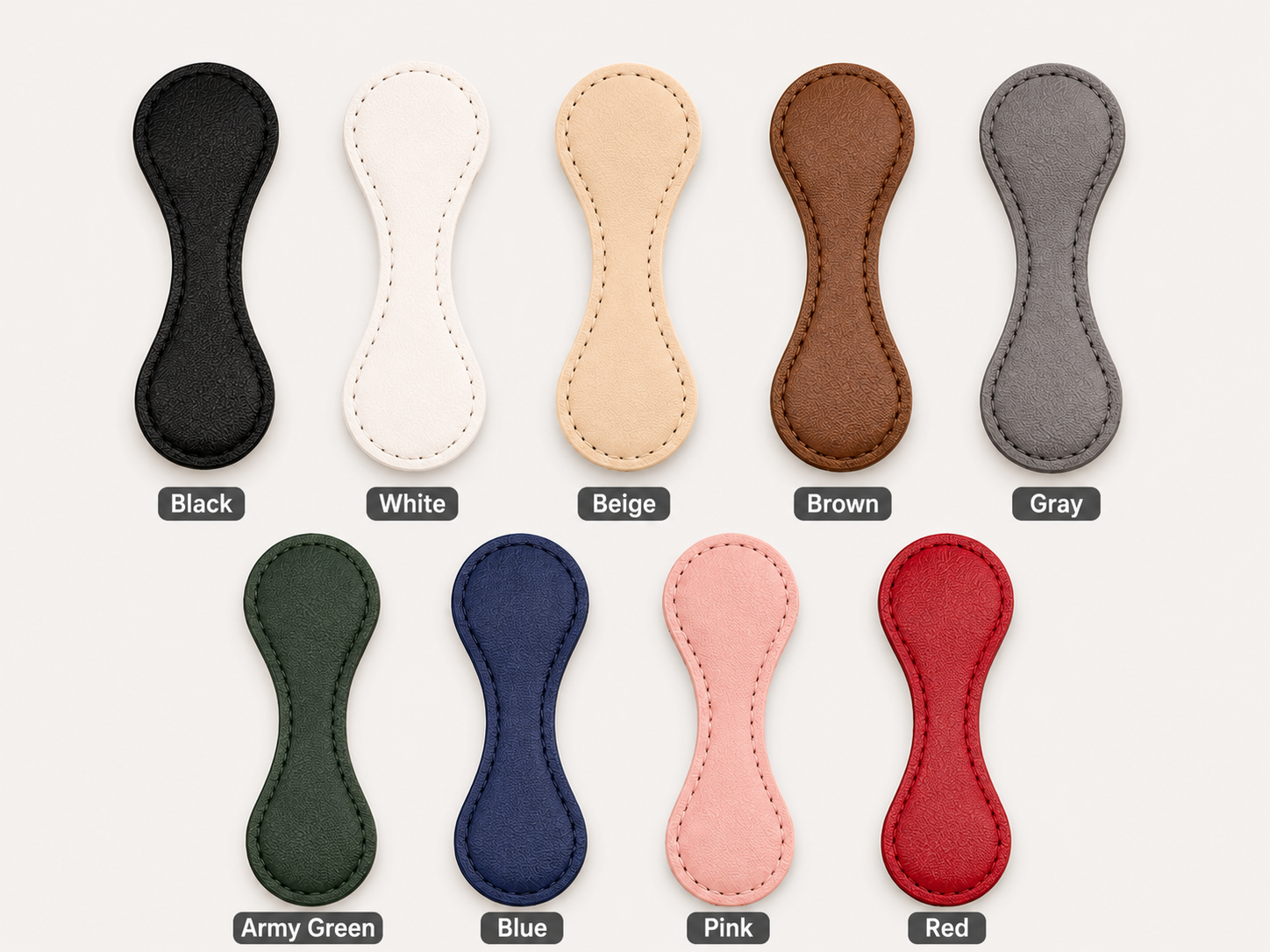 Premium Magnetic PU Leather Clothing Clips