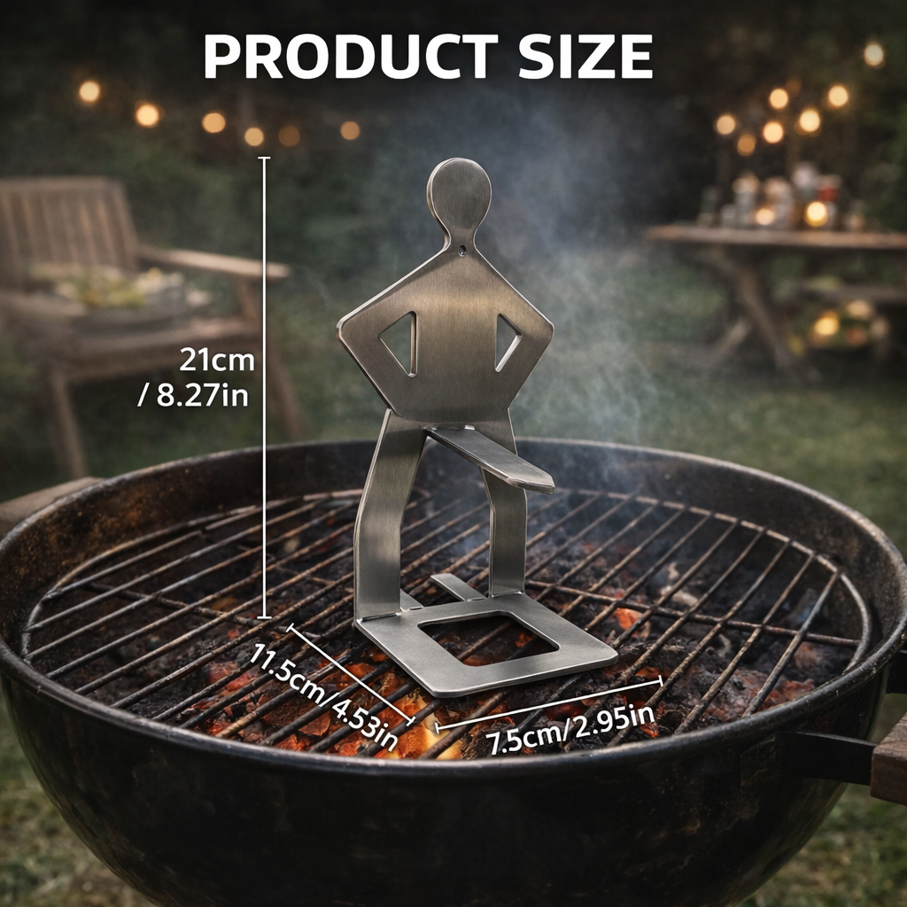 💪 Funny Muscle Man Sausage Grill