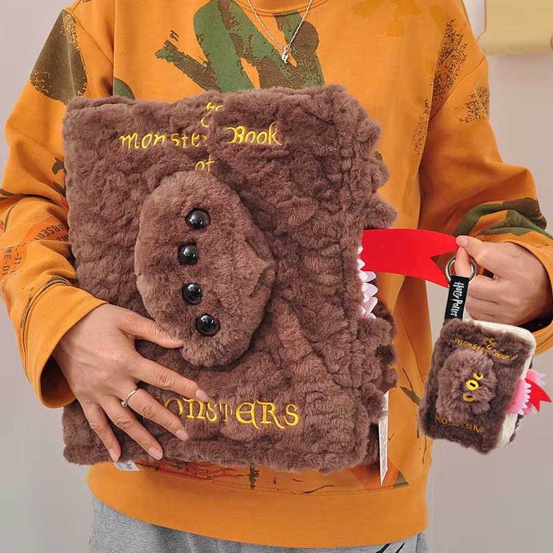 Harry Potter Monster Book of Monsters Plush Keychain & Hug Pillow