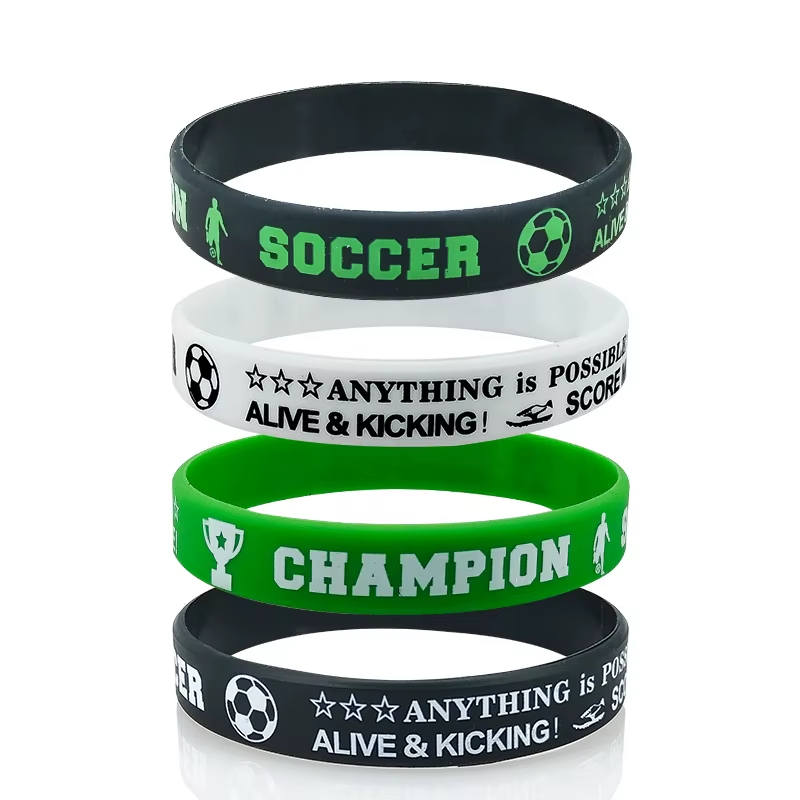 ⚽ Football Silicone Wristband