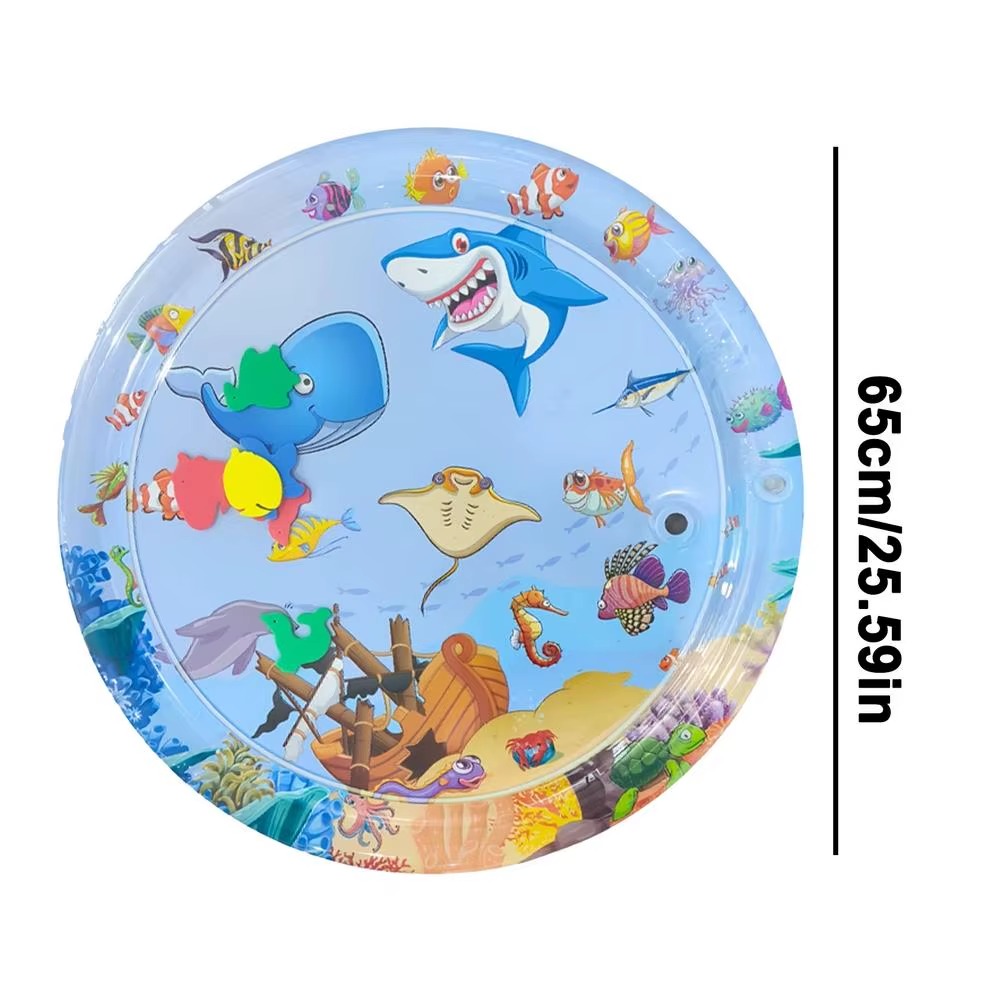 Cooling Water Sensory Mat for Cats – Inflatable Interactive Pet Play Mat with Pump