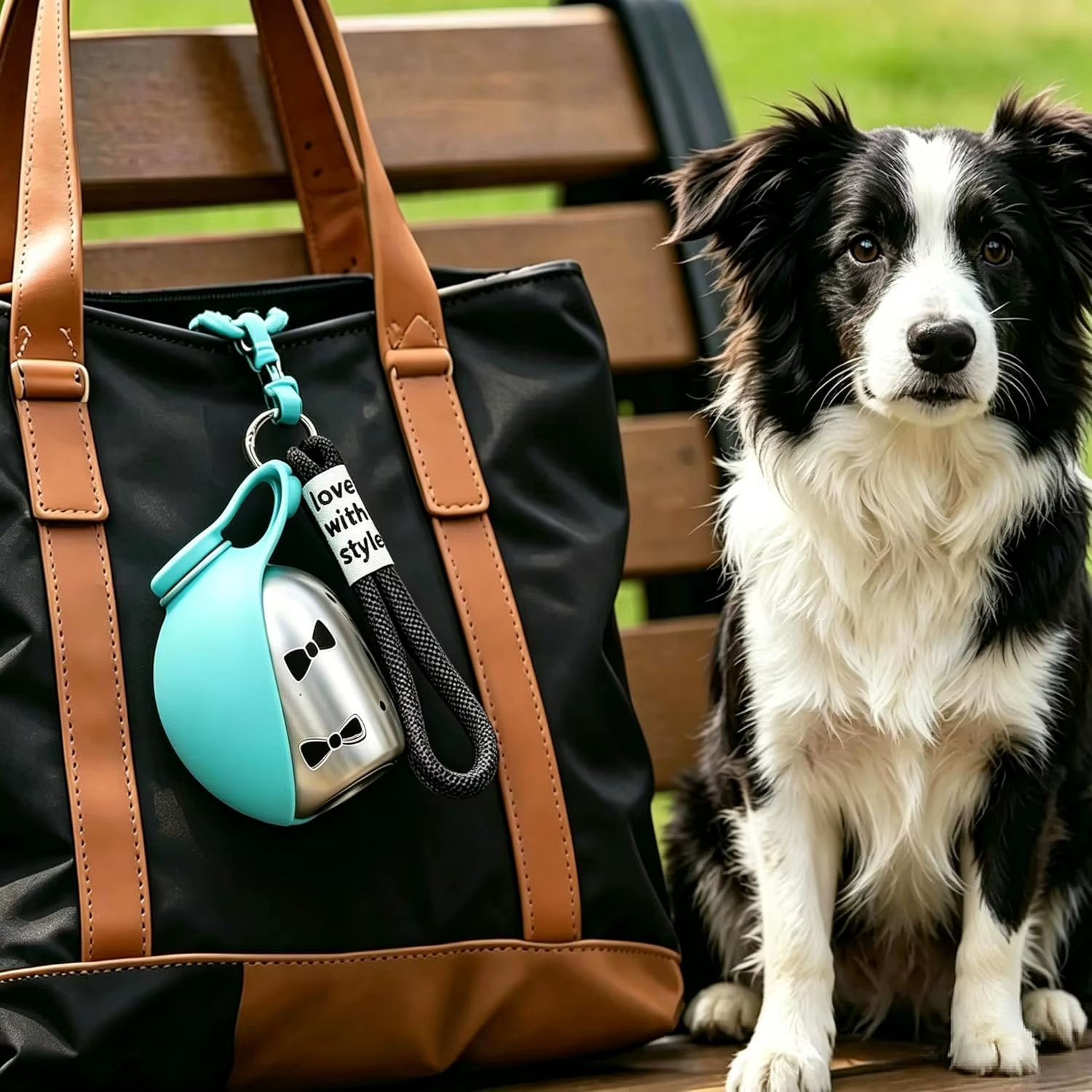 🐶 Portable Foldable Dog Water Bottle with Return Flow