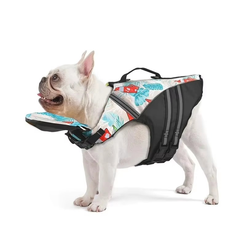 High-Buoyancy Reflective Dog Life Jacket with Rescue Handle
