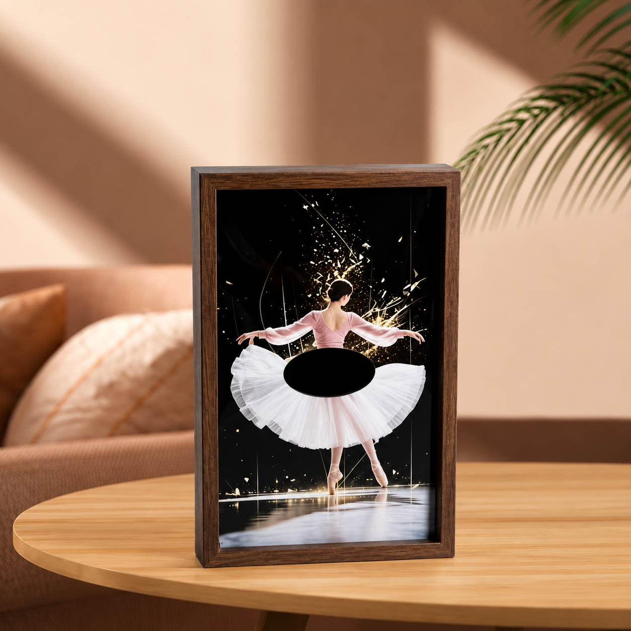 🩰 Ballerina Wooden Tissue Box Holder