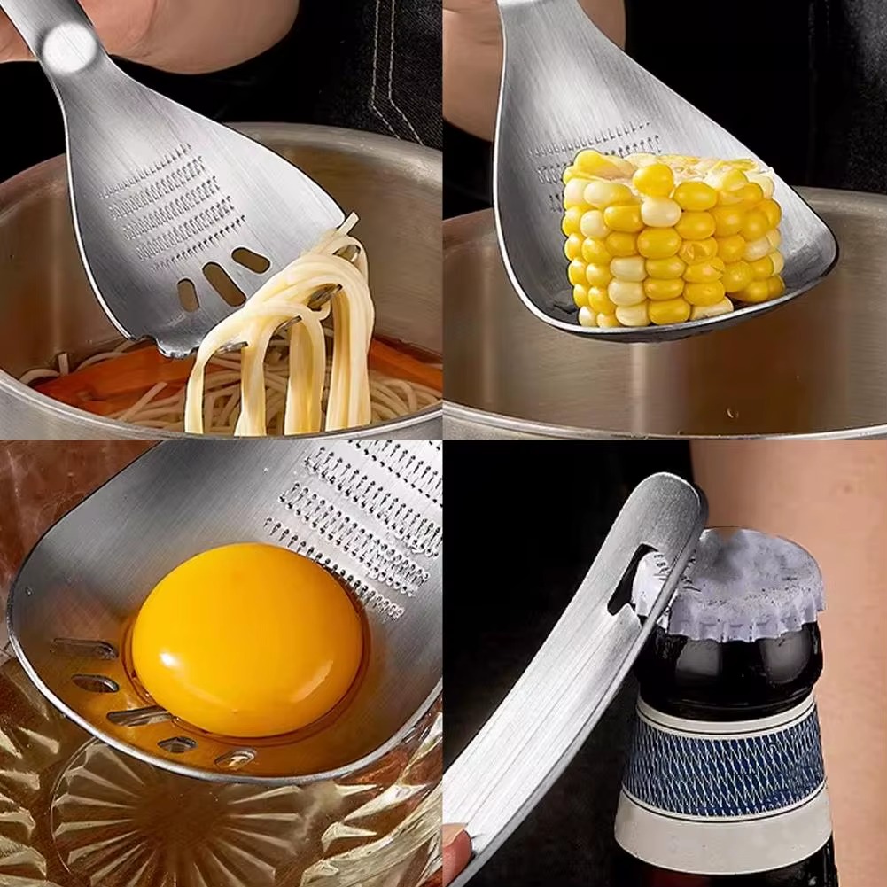 Multi-Functional Stainless Steel Kitchen Grater Spoon