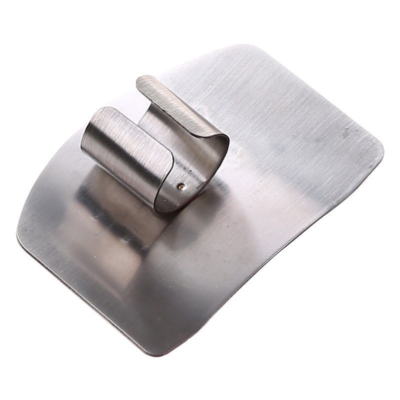 Stainless Steel Adjustable Finger Protector – Anti-Cut Kitchen Hand Guard