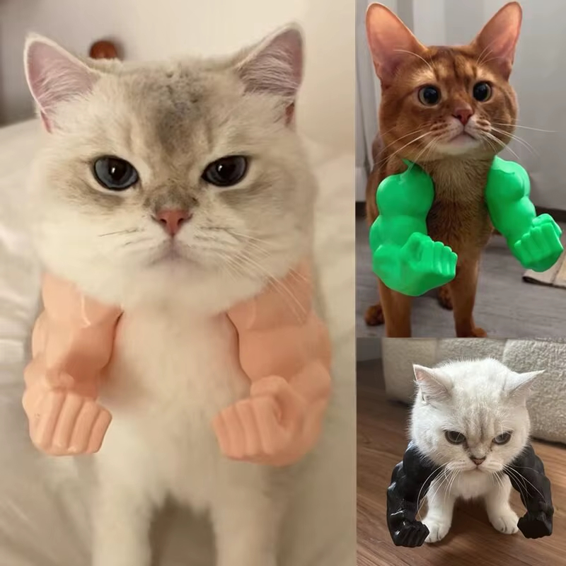 3D Printed Hulk Arm Pet Neck Accessory