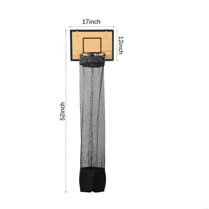 Over-the-Door Basketball Hoop Laundry Hamper