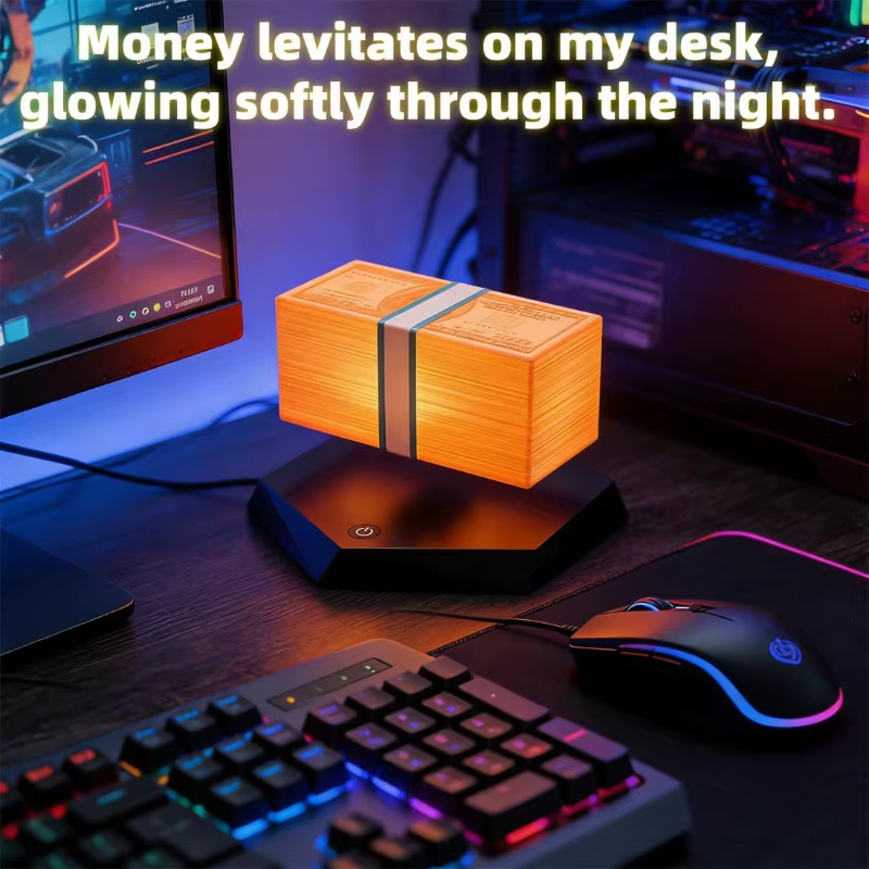 💰 Floating Maglev Money Lamp