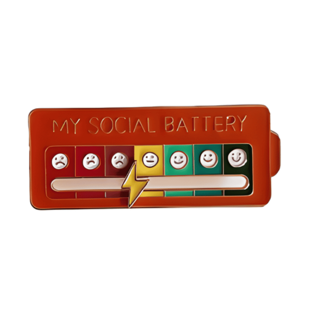 Social Battery Pin – MoodSocial