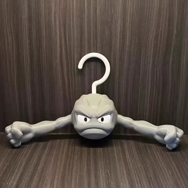 3D Printed Geodude Figure Hanger