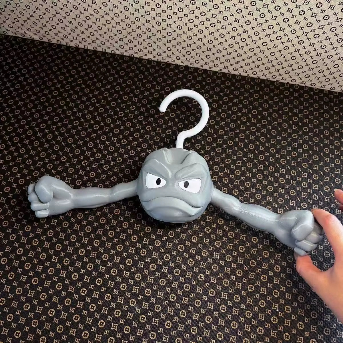 3D Printed Geodude Figure Hanger