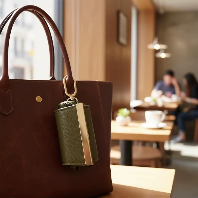Mini Keychain Foldable Shopping Bag