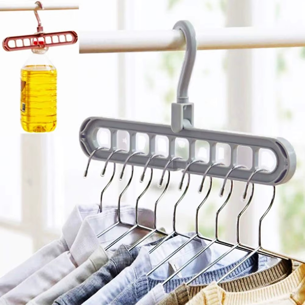 9-Hole Space Saving Clothes Hanger Organizer