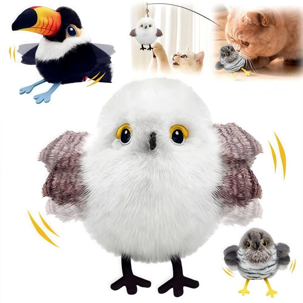 Flying Bird Cat Toy