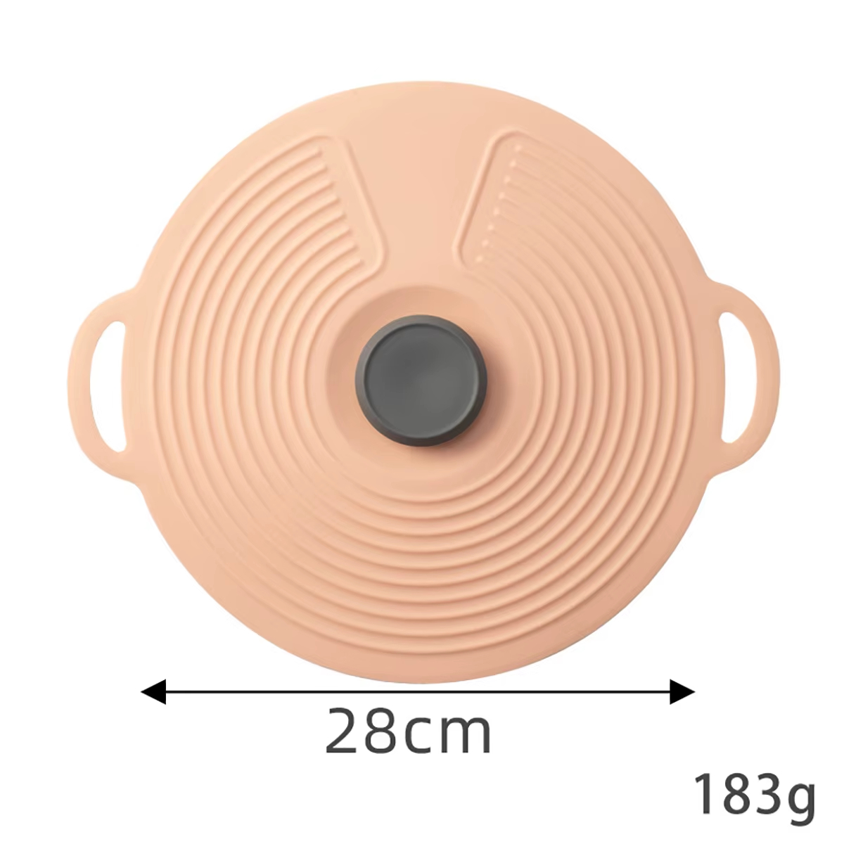🍲 Heat-Resistant Silicone Pot Cover – Anti-Overflow & Splatter Guard