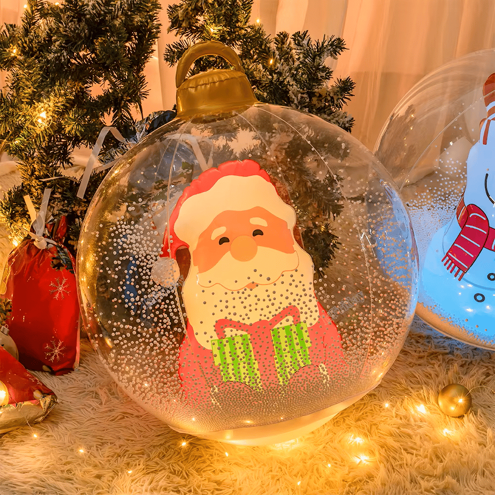 Glowing Christmas Ball, Outdoor Decoration With LED Lights