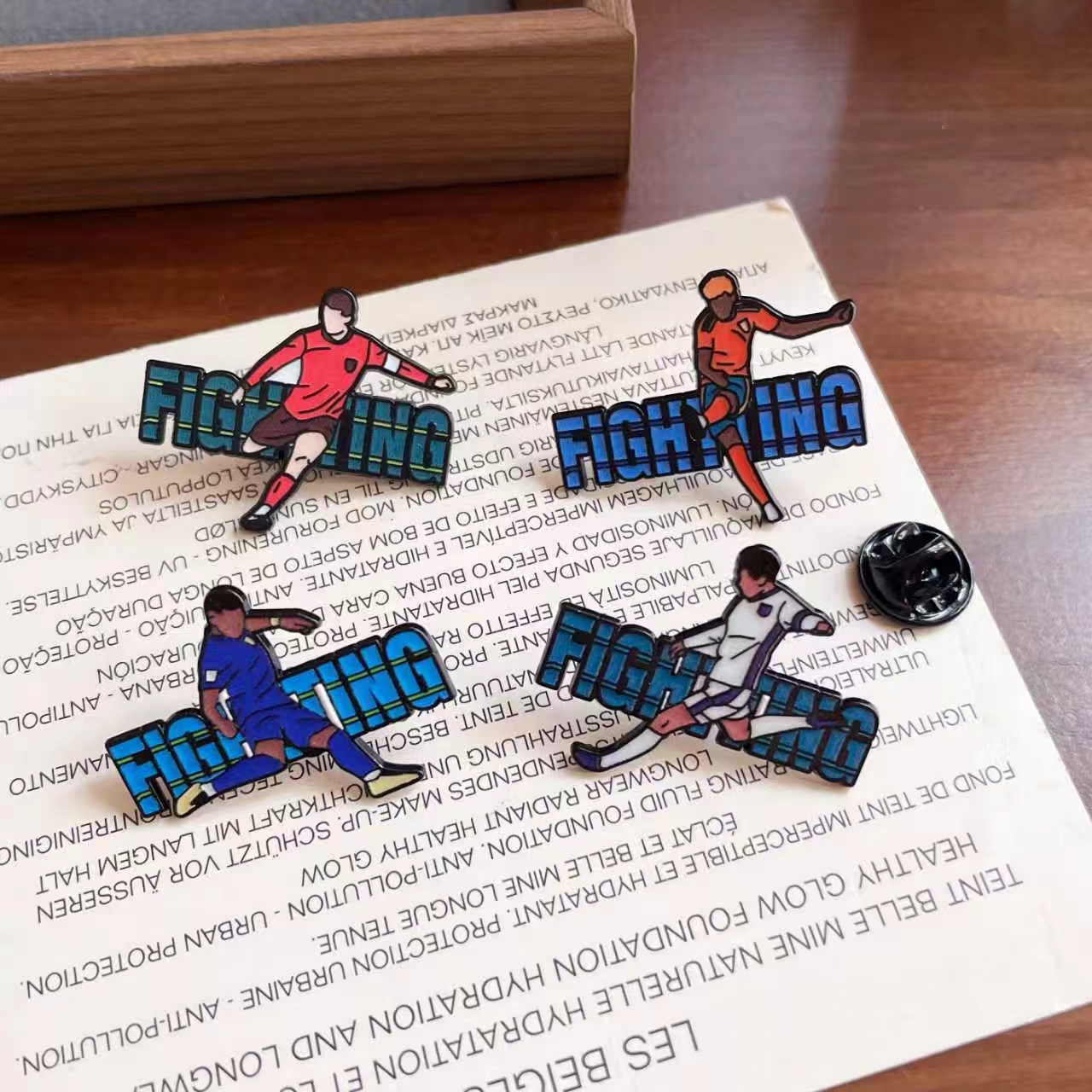 🏆 2026 World Cup Football Fan Collectible Metal Pin Badge