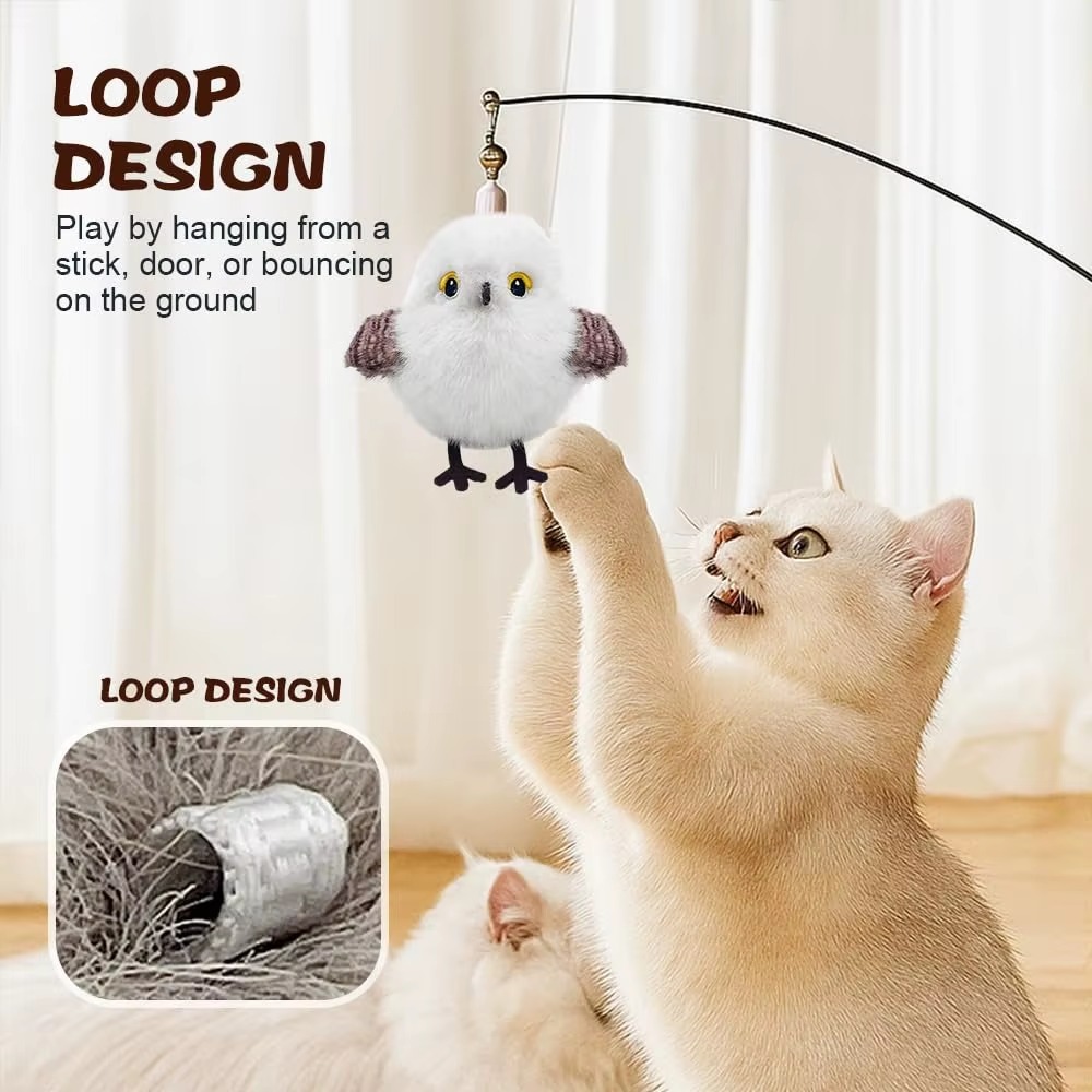 Flying Bird Cat Toy