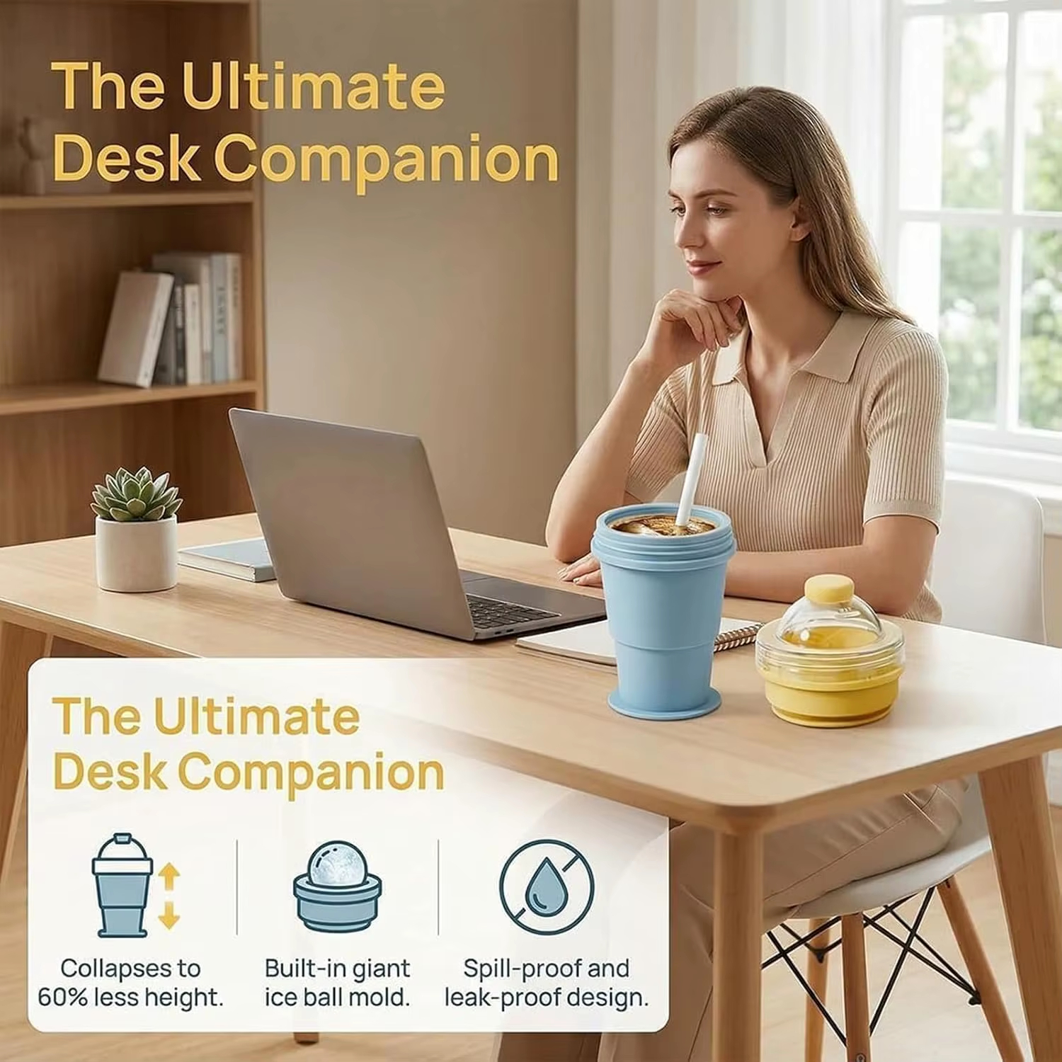 🧊 2-in-1 Ice Ball Maker & Cup