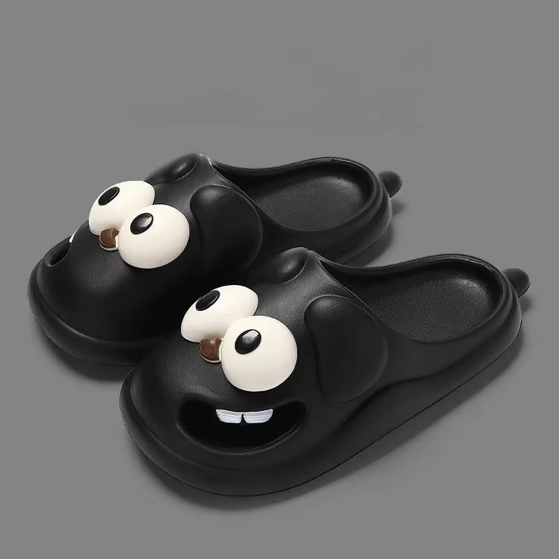 Tongue Kiss Slippers Big Eye Dog Slippers