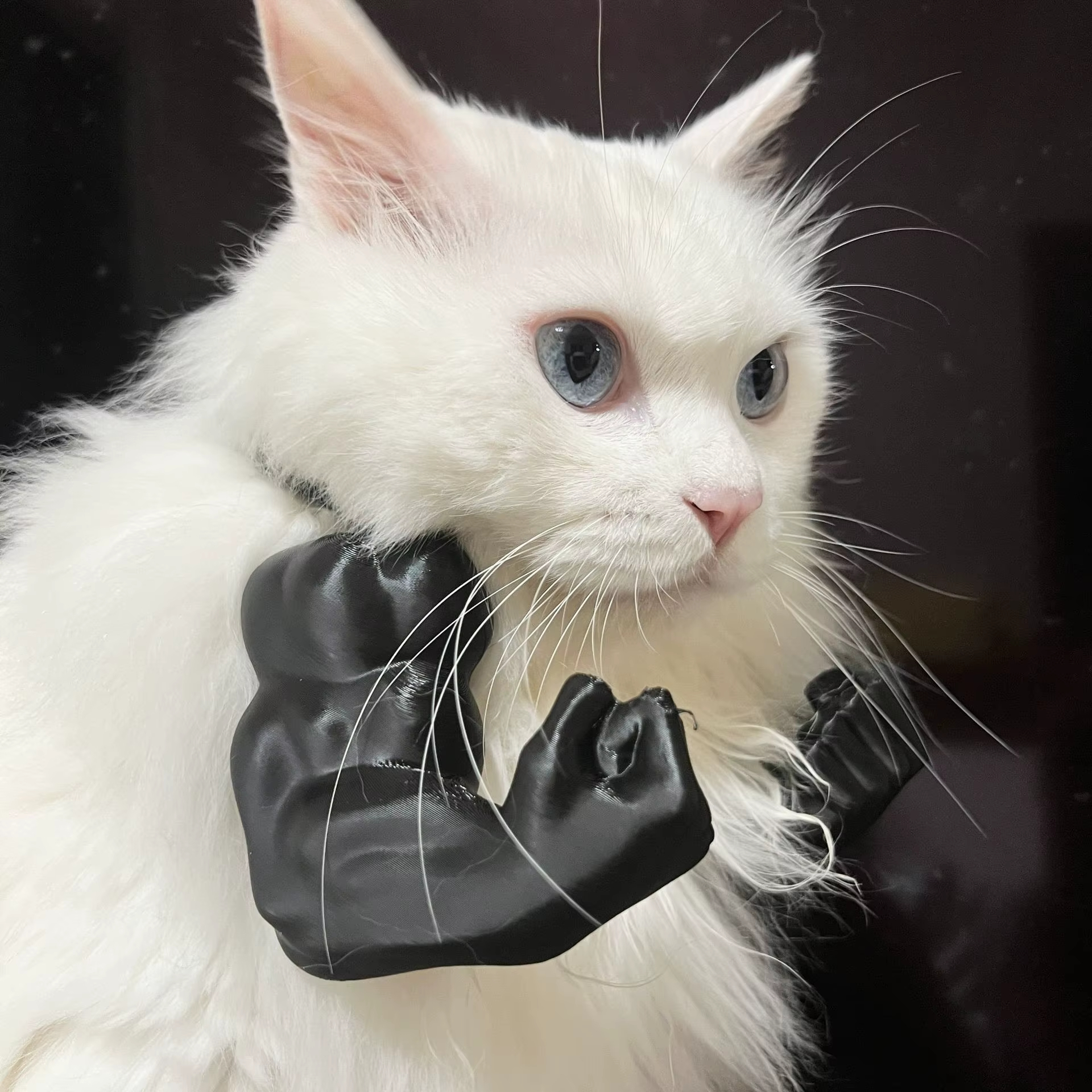 3D Printed Hulk Arm Pet Neck Accessory