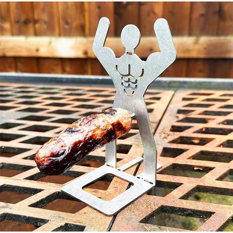 💪 Funny Muscle Man Sausage Grill