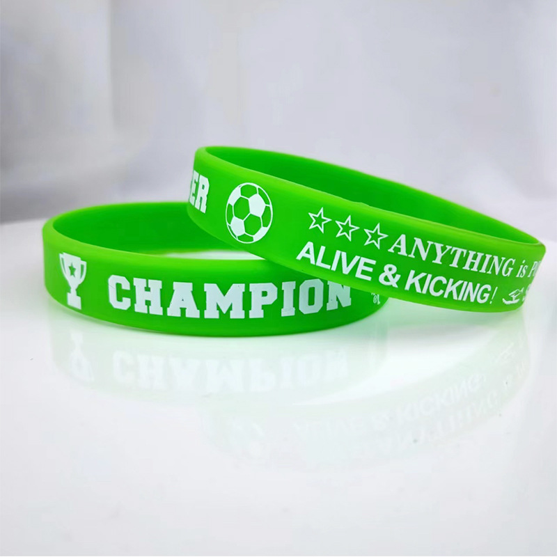 ⚽ Football Silicone Wristband