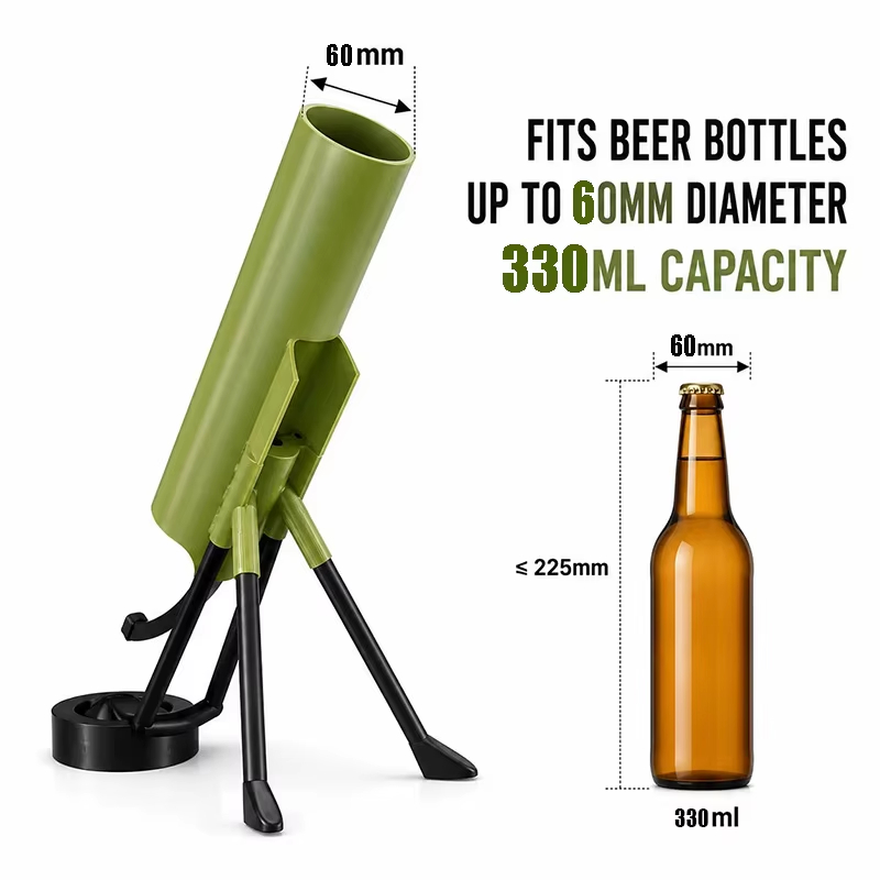 🍺 Mortar Beer Bottle Opener & Cap Launcher