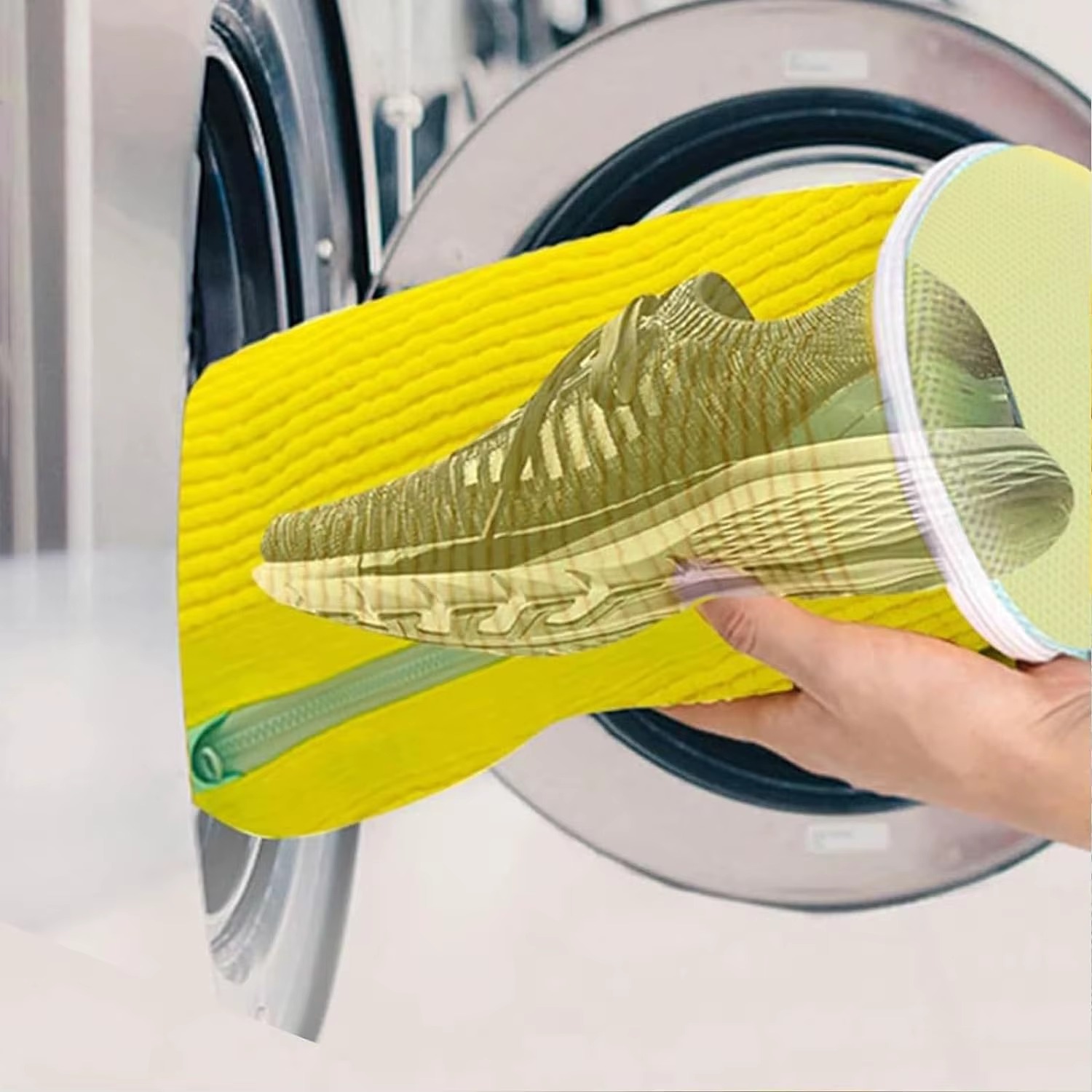 Microfiber Shoe Washing Bag – Sneaker Laundry Protector