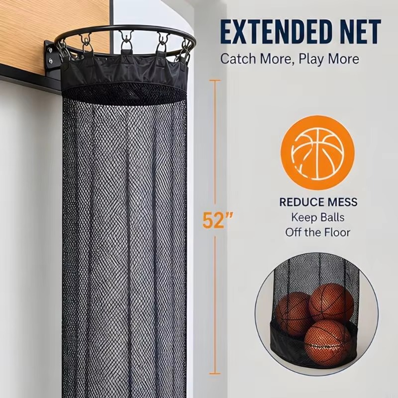 Over-the-Door Basketball Hoop Laundry Hamper