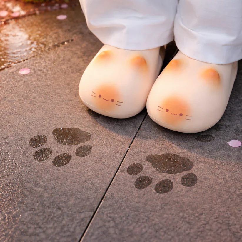 Kawaii Cat Paw Slippers 