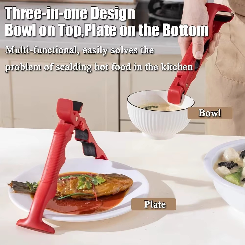3-in-1 Heat-Resistant Bowl Gripper & Jar Opener