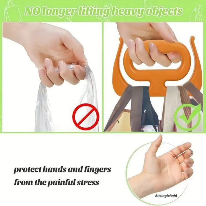 Multipurpose Heavy-Duty Shopping Bag Holder – Labor-Saving Carry Handle for Multiple Bags