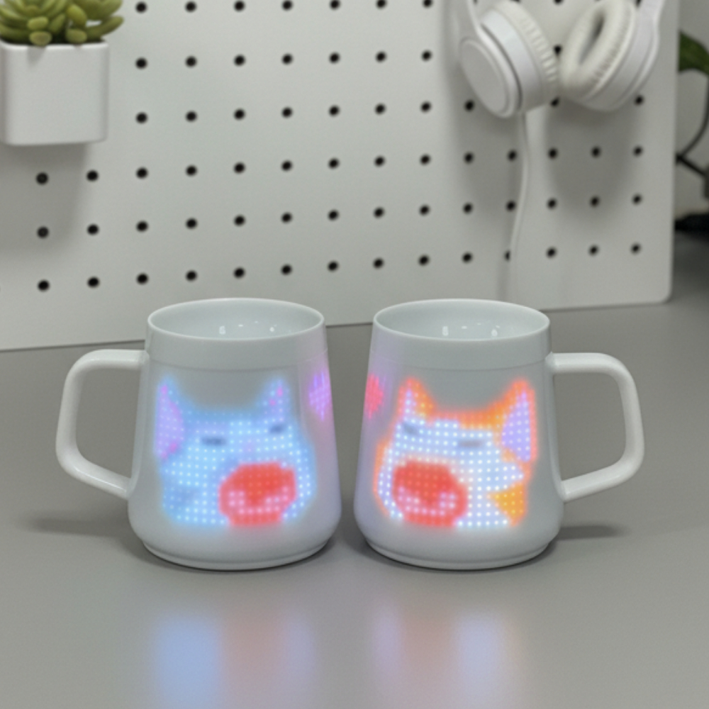 PixelMug P1: The Customizable Pixel Art LED Smart Mug