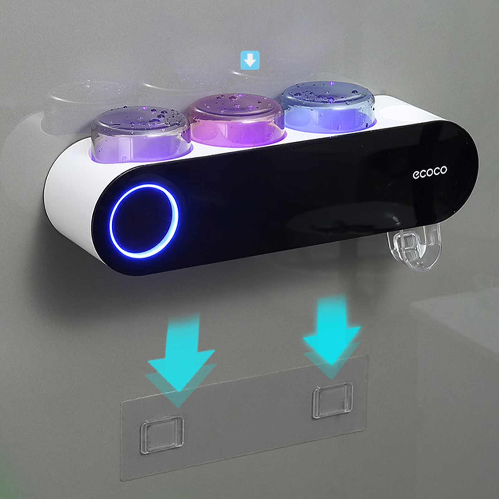 Smart UV Toothbrush Holder & Bathroom Organizer