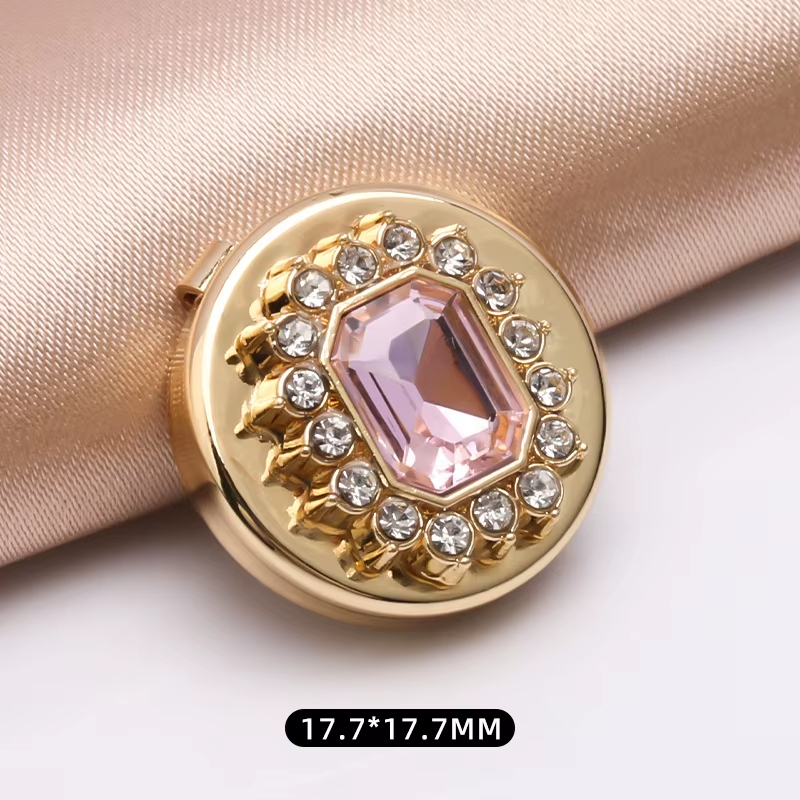 💎 Rhinestone & Pearl Decorative Collar Clips Set