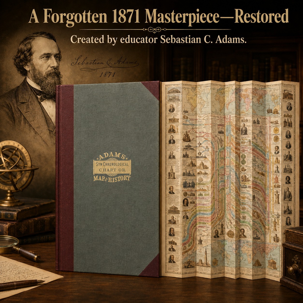 Adams Time Chart – 6,000 Years of Bible & World History Timeline