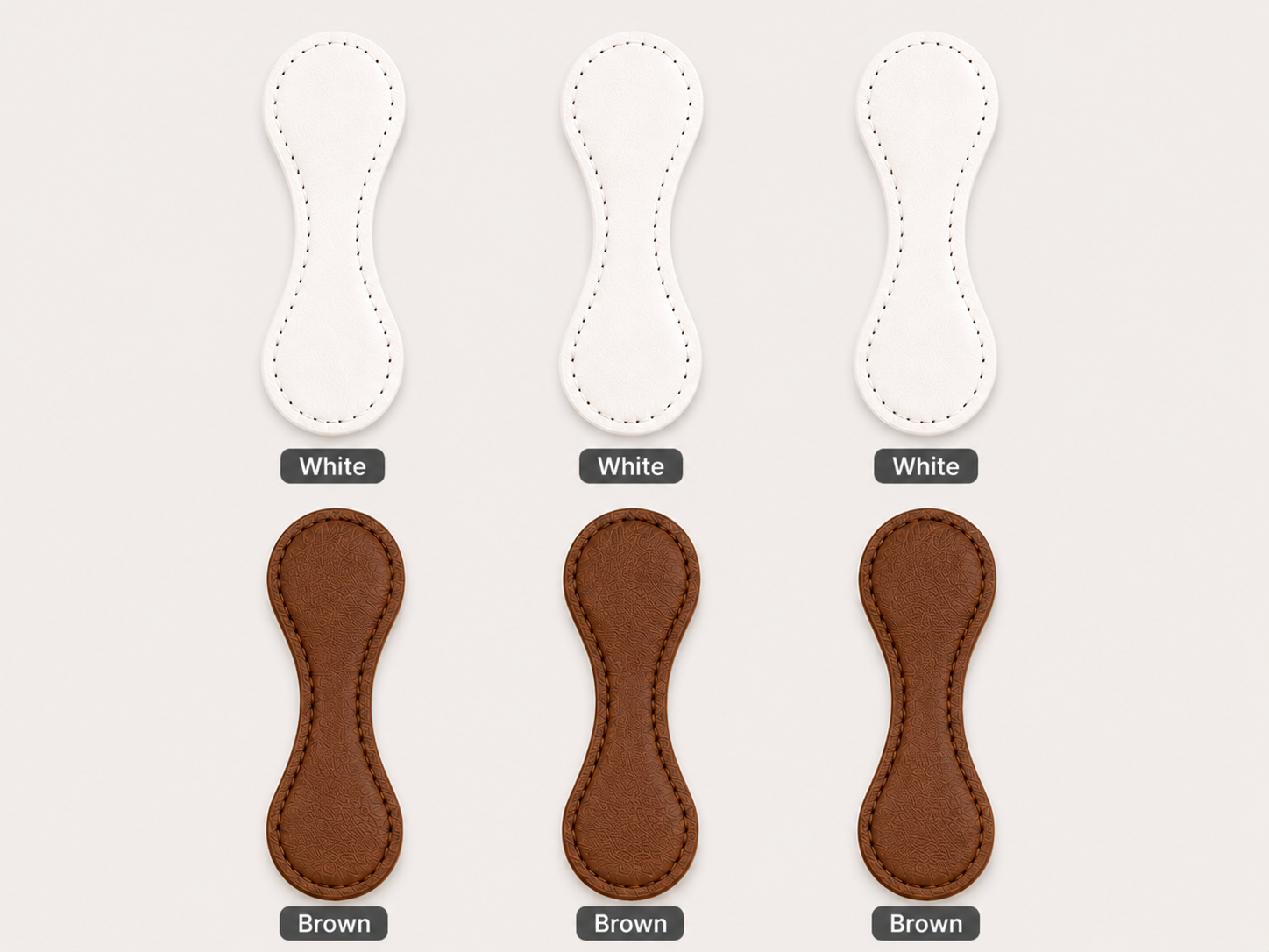 Premium Magnetic PU Leather Clothing Clips