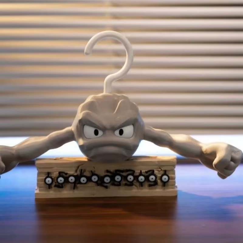 3D Printed Geodude Figure Hanger