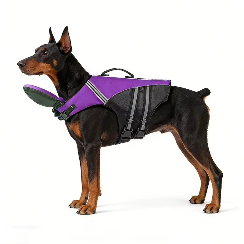 High-Buoyancy Reflective Dog Life Jacket with Rescue Handle