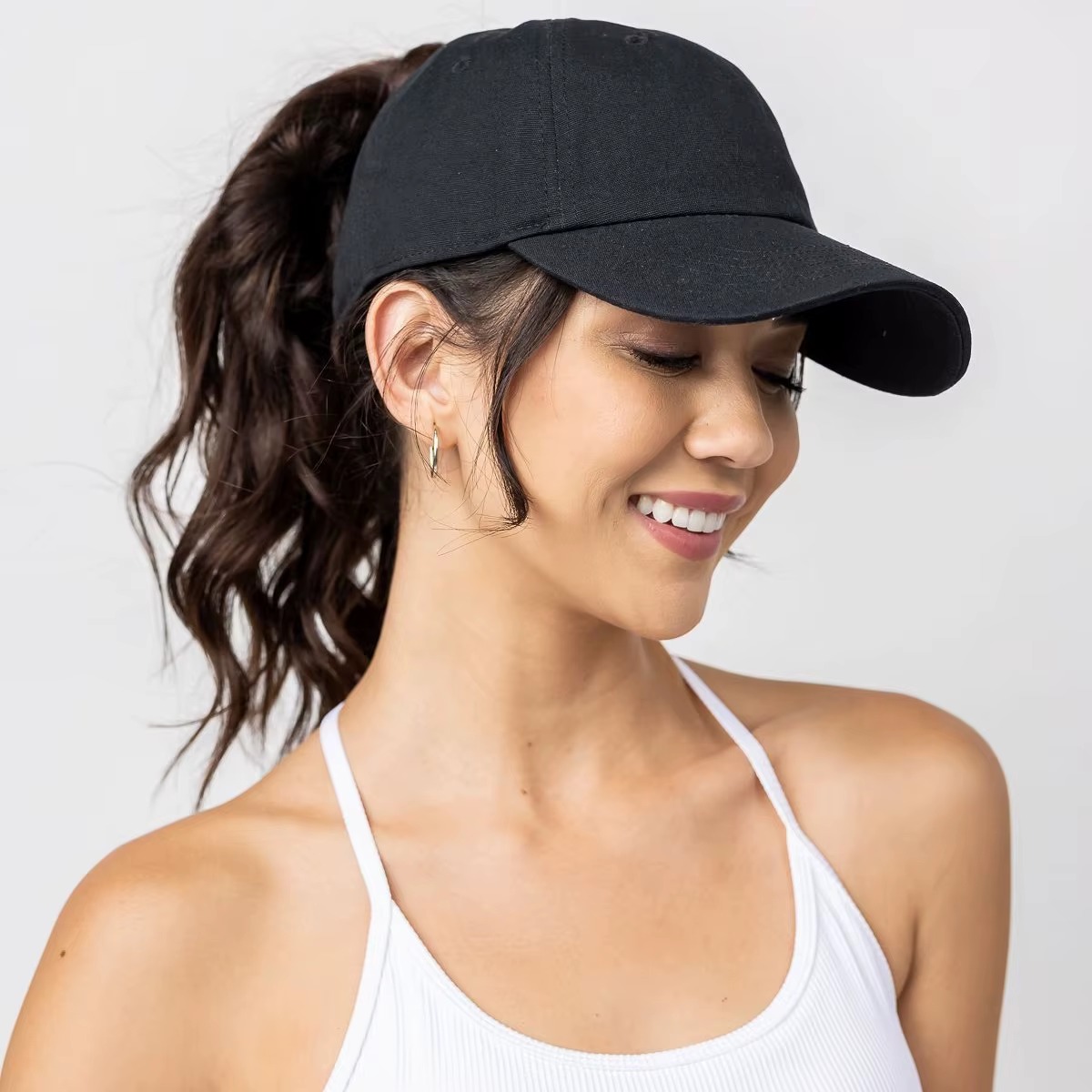 Magnetic Ponytail Hat for Women – Adjustable Outdoor Sun Cap