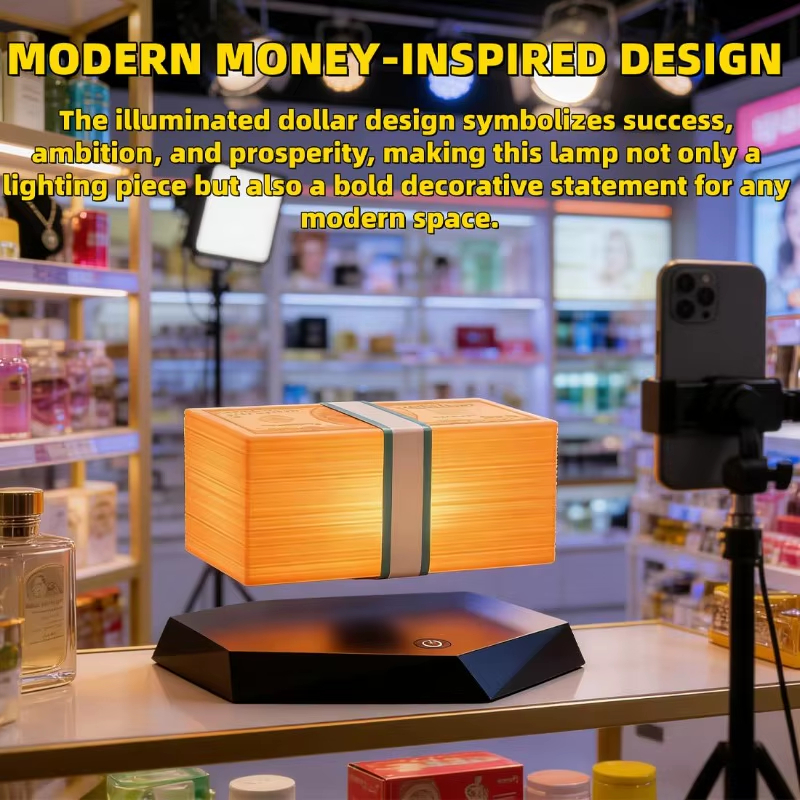 💰 Floating Maglev Money Lamp