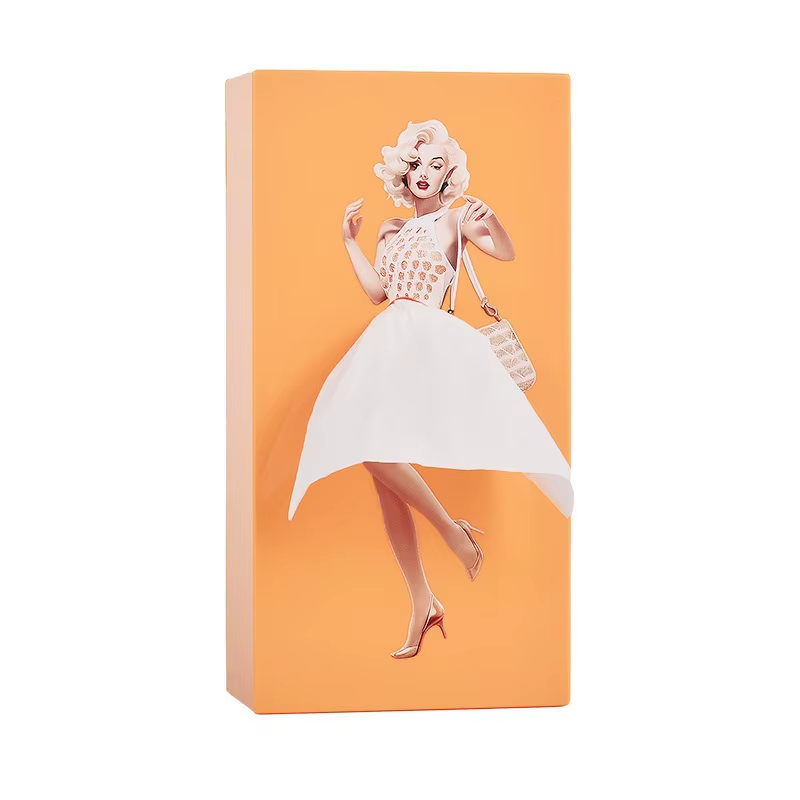 Flying Skirt Girl Tissue Box Holder