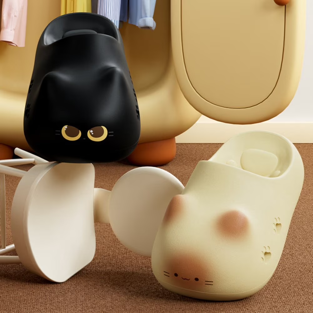 Kawaii Cat Paw Slippers 