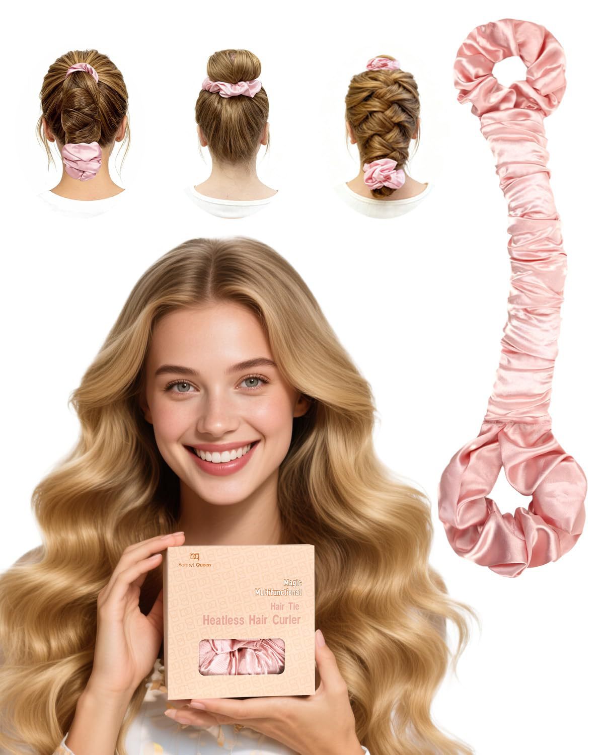Multi-function Satin Heatless Hair Curler