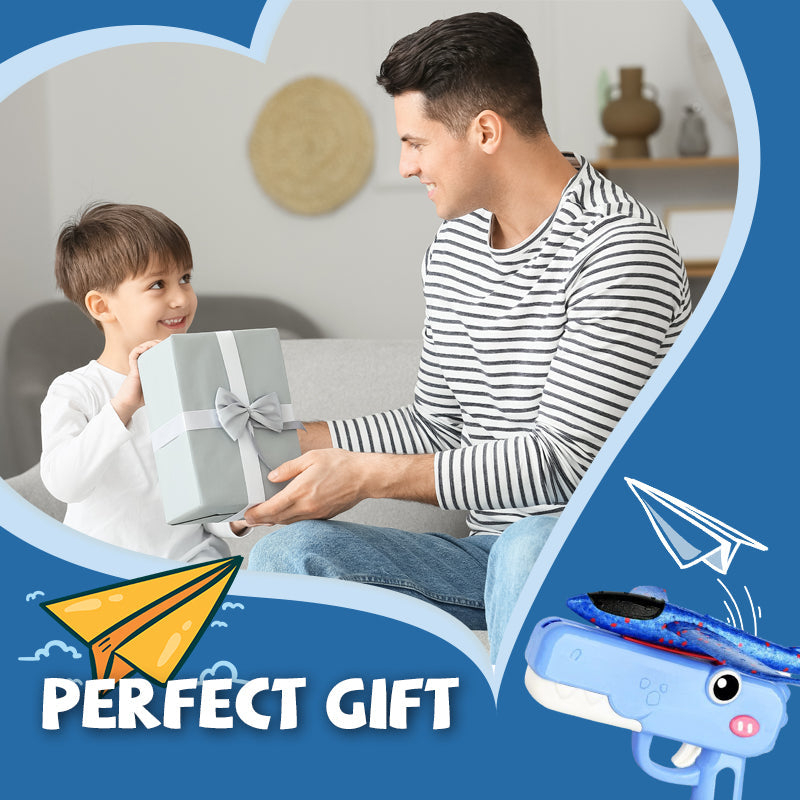 Dinosaur Airplane Launcher Toy for Kids